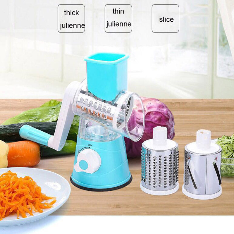 TABLE TOP DRUM GRATER VEGETABLE CUTTER
