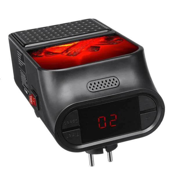 Mini Portable Electric Heater Fan With Remote Control ( 900w )