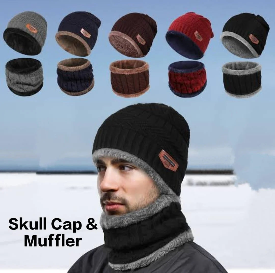 Neck Warmer And Cozy Wool Cap