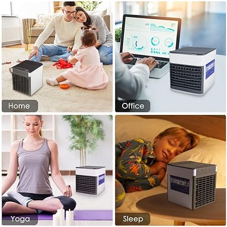 Portable Air Conditioner with 2x cooling power.(Best solution for heat stock)