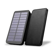 Solar Power Bank Portable Fast Charging With LED Light20000mAh
